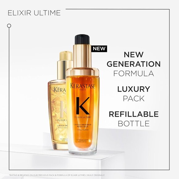 NIB Kérastase L'Huile Originale 75ML Elixir Ultime (refillable) Hair Oil Serum - Picture 5 of 9
